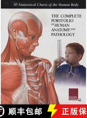 【3-4周达】The Complete Portfolio of Human Anatomy and Pathology: 50 Anatomical Charts of the Human Body [9781930633650]