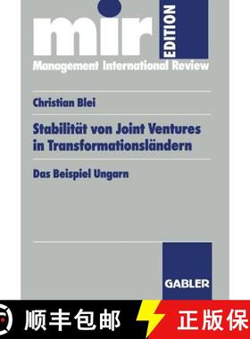 【3-4周达】Stabilität von Joint Ventures in Transformationsländern : Das Beispiel Ungarn [9783409121941]