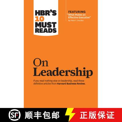 【3-4周达】HBR's 10 Must Reads on Leadership (with featured article What Makes an Effective Executive... [9781633694484]