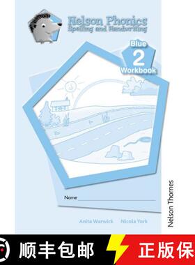【3-4周达】Nelson Phonics Spelling and Handwriting Blue Workbooks 2 (10) [9781408506103]