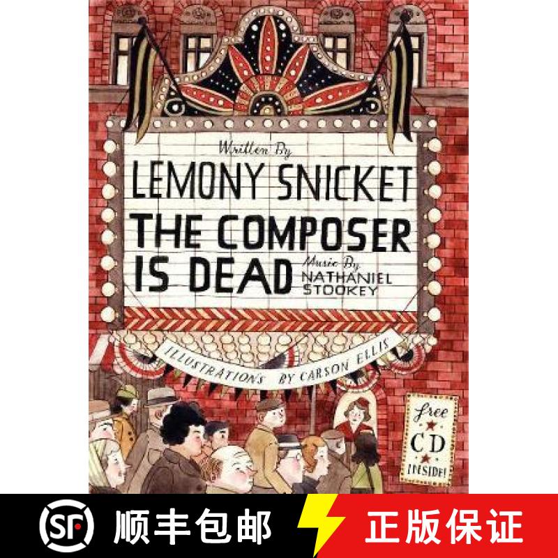 【3-4周达】The Composer Is Dead [With CD (Audio)] [9780061236273]