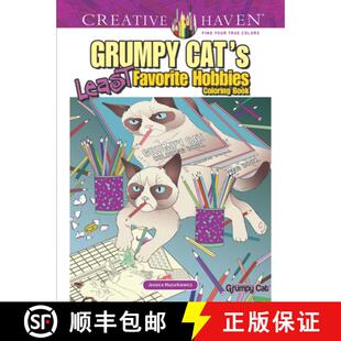 Favorite Creative 预订 Hobbies 9780486819440 Grumpy Book Haven Cat Coloring Least