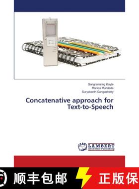 预订 Concatenative approach for Text-to-Speech [9786139909780]