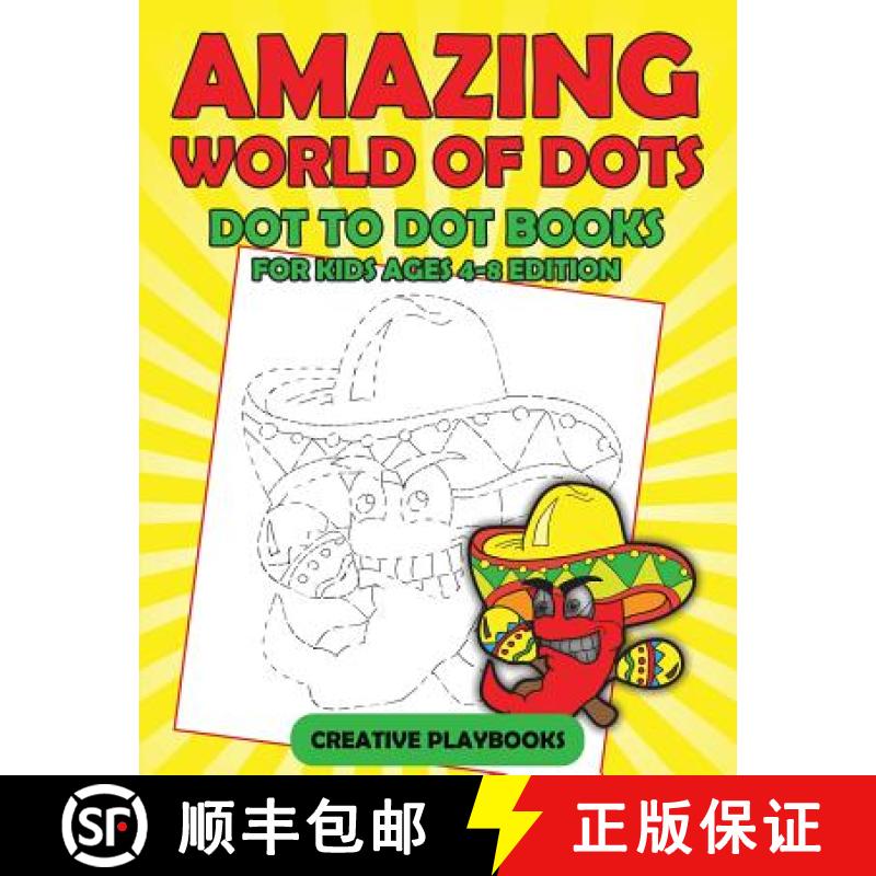 【2-3周达】Amazing World Of Dots - Dot To Dot Books For Kids Ages 4-8 Edition [9781683230403]