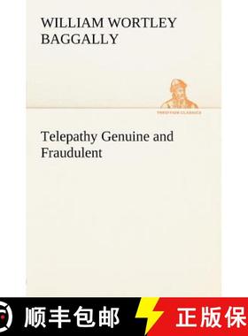 【3-4周达】Telepathy Genuine and Fraudulent [9783849165611]