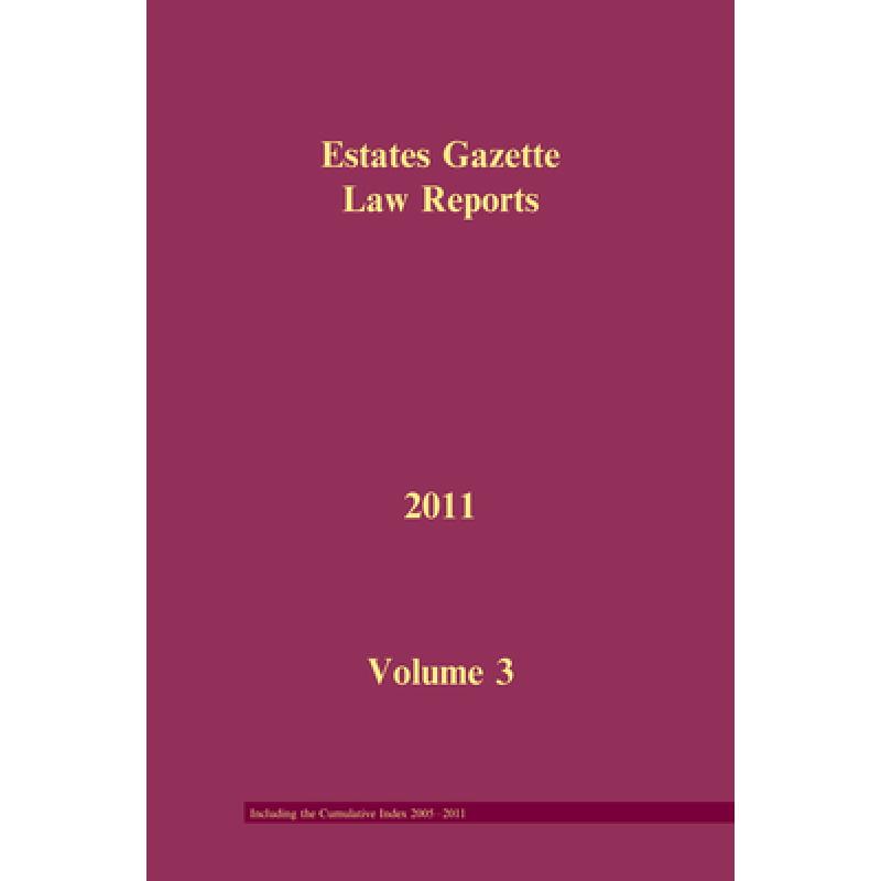 【4周达】Eglr 2011 Volume 3 and Cumulative Index [9780415536394]