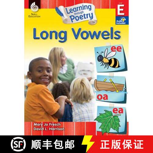 【3-4周达】Learning Through Poetry: Long Vowels (Level E): Long Vowels [With 2 CDs] [9781425809805]