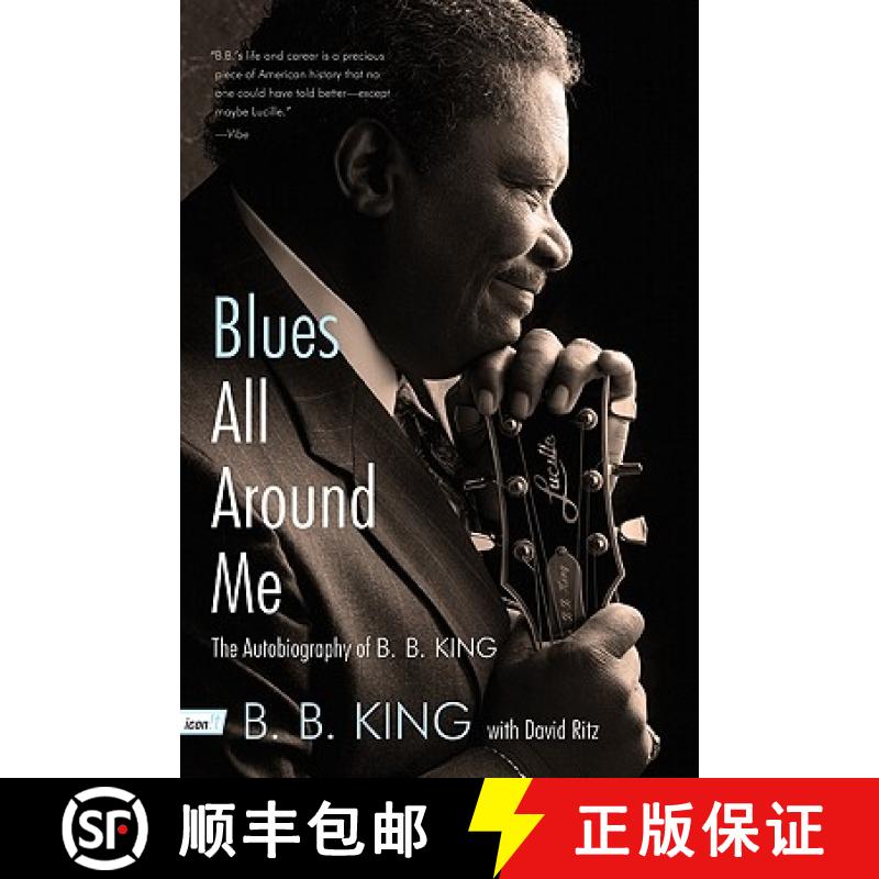 【3-4周达】Blues All Around Me: The Autobiography of B. B. King [9780062061034]