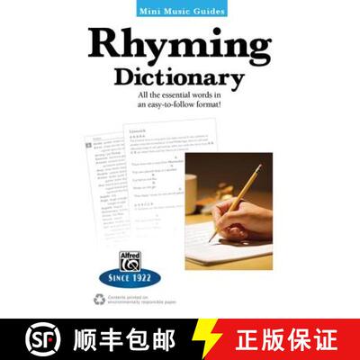 【3-4周达】Mini Music Guides -- Rhyming Dictionary: All the Essential Words in an Easy-To-Follow Format! [9780739095898]