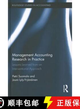 【3-4周达】Management Accounting Research in Practice : Lessons Learned from an Interventionist Approach [9780415806770]