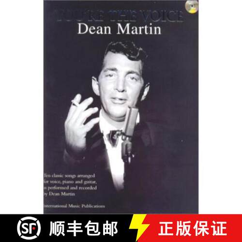 【3-4周达】You're The Voice: Dean Martin: (Piano, Vocal, Guitar) [9781843287971]