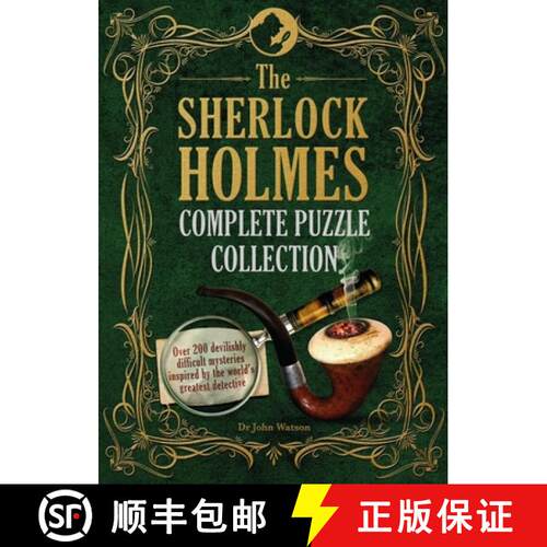 【3-4周达】精装 The Sherlock Holmes Complete Puzzle Collection: Over 200 Devilishly Difficult Mysteri... [9781780979601]