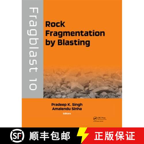 【3-4周达】精装 Rock Fragmentation by Blasting: Fragblast 10 [With CDROM] [9780415621434]