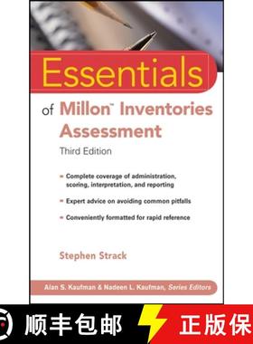 【3-4周达】Essentials Of Millon Inventories Assessment, Third Edition [Wiley心理学] [9780470168622]