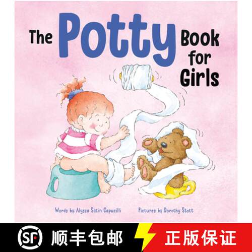 【3-4周达】精装 The Potty Book for Girls [9780764152313]