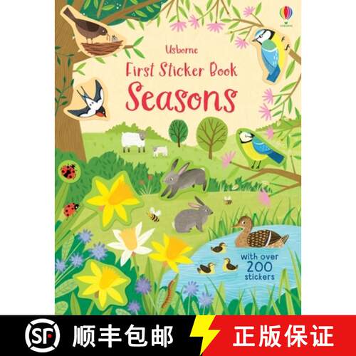 【3-4周达】First Sticker Book Seasons [9781474968256]