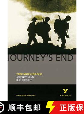 【3-4周达】Journey's End: York Notes for GCSE - everything you need to study and prepare for the 2025... [9781405835626]