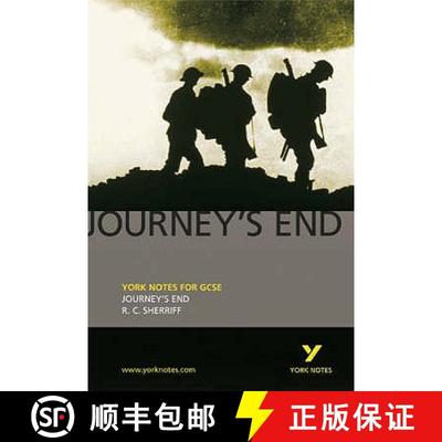 【3-4周达】Journey's End: York Notes for GCSE - everything you need to study and prepare for the 2025... [9781405835626]