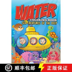 预订 Water Coloring Book: Sea Creatures of the Deep [9781681854809]