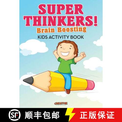 【3-4周达】Super Thinkers! Brain Boosting Kids Activity Book [9781683239260]