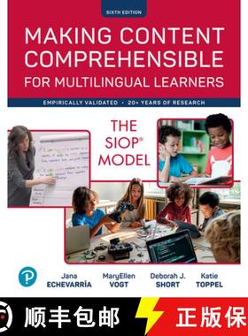 预订 Making Content Comprehensible for Multilingual Learners: The Siop Model [9780137878857]