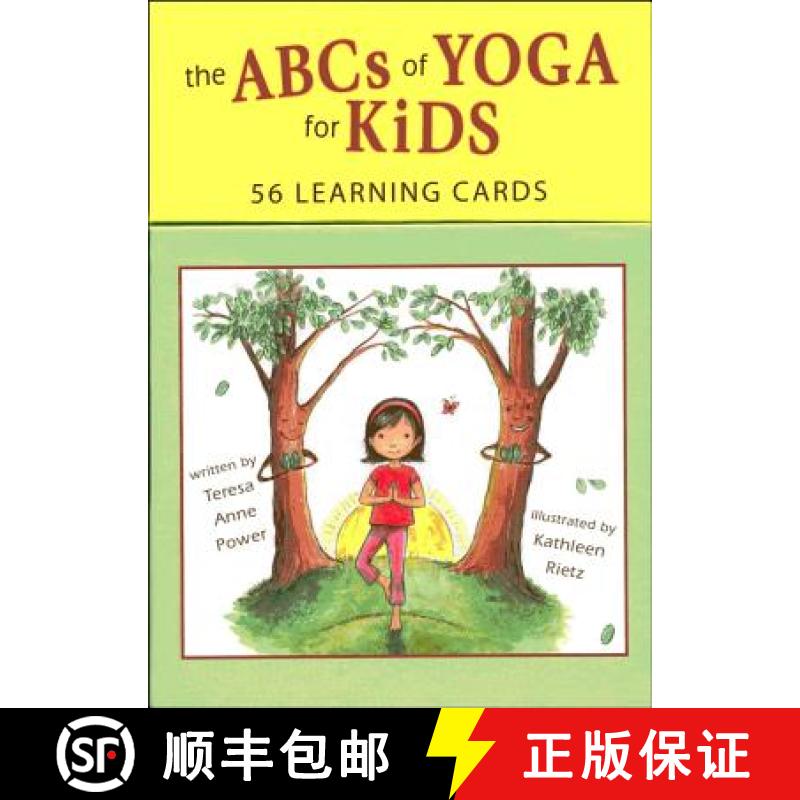 【3-4周达】The ABCs of Yoga for Kids: 56 Learning Cards [9780982258736]
