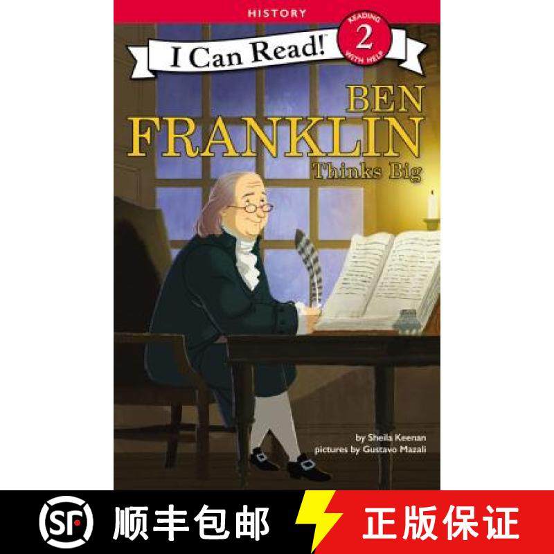 【3-4周达】Ben Franklin Thinks Big [9780062432643]