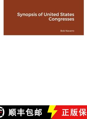【3-4周达】Synopsis of United States Congresses [9781387312061]