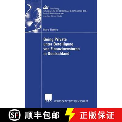 【3-4周达】Going Private unter Beteiligung von Finanzinvestoren in Deutschland [9783824406739]