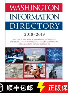 【3-4周达】Washington Information Directory 2018-2019:  () [9781544300757]