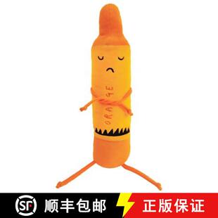 【3-4周达】The Day the Crayons Quit Orange 12 Plush [9781579824181]