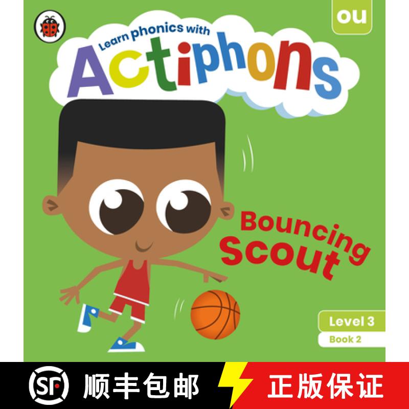 【2-3周达】Actiphons Level 3 Book 2 Bouncing Scout : Learn phonics and get active with Actiphons! [9780241390719]