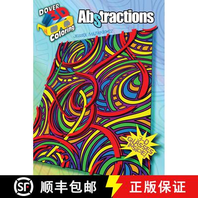 预订 3-D Coloring Book - Abstractions (First Edition, First) [9780486484167]