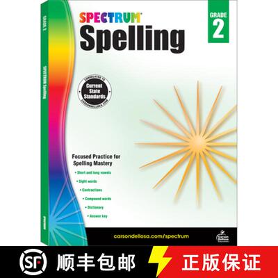 【3-4周达】Spectrum Spelling, Grade 2: Volume 29 [9781483811758]