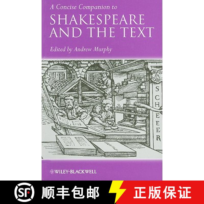 【3-4周达】Concise Companion To Shakespeare And The Text [Wiley文学] [9781444332056]