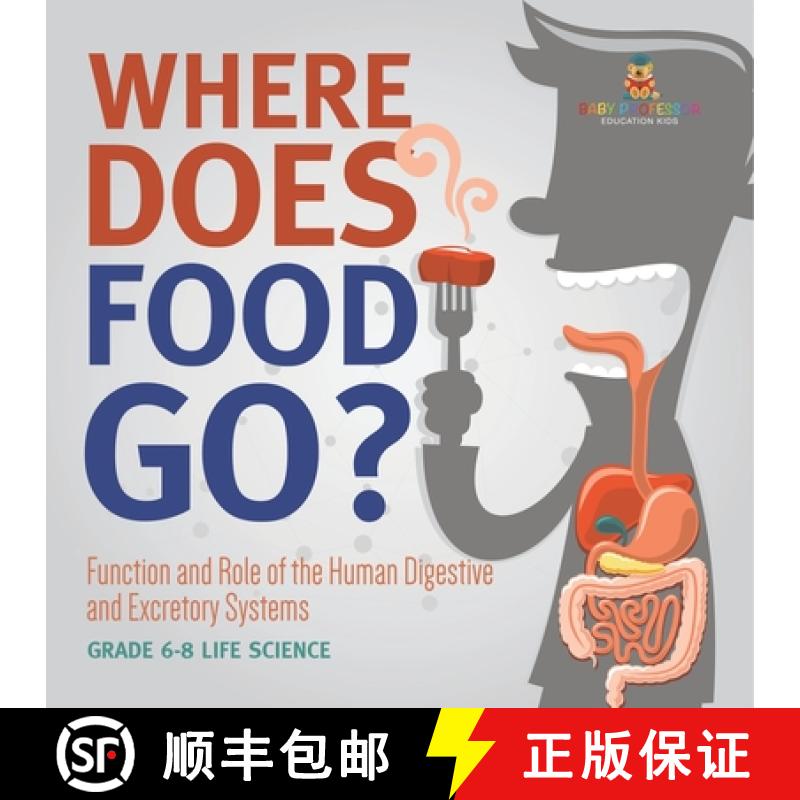 【3-4周达】Where Does Food Go? Function and Role of the Human Digestive and Excretory Systems | Grade... [9781541991323]
