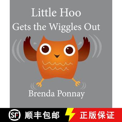【3-4周达】精装 Little Hoo Gets the Wiggles Out [9781532413278]