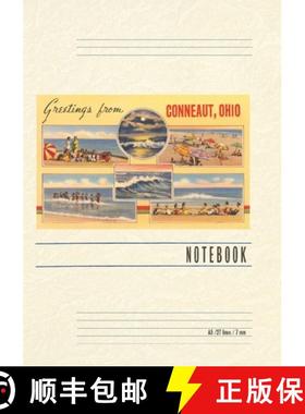 预订 Vintage Lined Notebook Greetings from Conneaut [9798385442348]