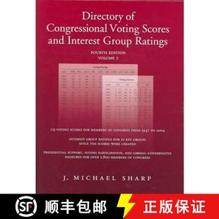 预订 Directory of Congressional Voting Scores and Interest Group Ratings SET (Fourth Edition) [9781568029702]