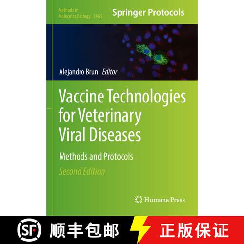 【3-4周达】Vaccine Technologies for Veterinary Viral Diseases : Methods and Protocols (Second Edition... [9781071621707]