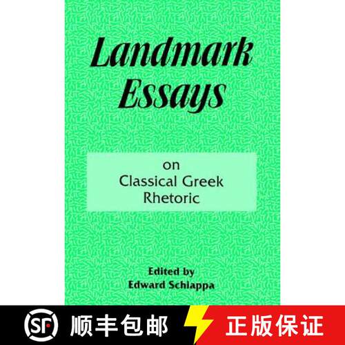 【3-4周达】精装 Landmark Essays on Classical Greek Rhetoric: Volume 3 [9781138179868]