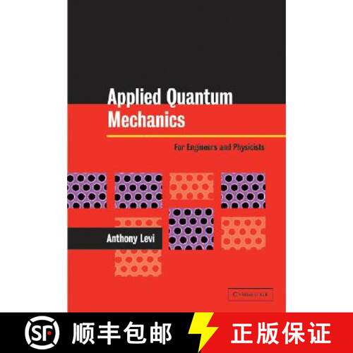 预订 Applied Quantum Mechanics [9780521520867]