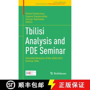 2020 4周达 and Analysis Seminar the 2023 Tbilisi Abstracts Extended 9783031628931 Talks Pde