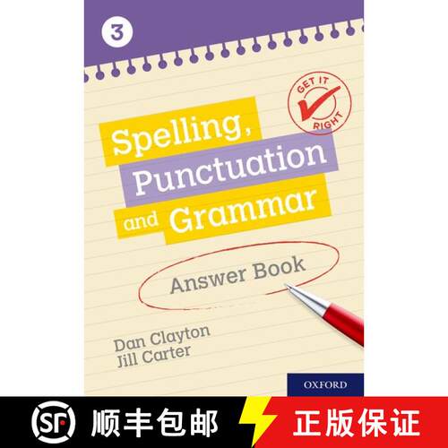 【3-4周达】Get It Right: KS3; 11-14: Spelling, Punctuation and Grammar Answer Book 3 [9780198421580]
