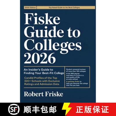 【3-4周达】精装 Fiske Guide to Colleges 2026: An Insider's Guide to Finding Your Best-Fit College: Ca... [9789371230711]