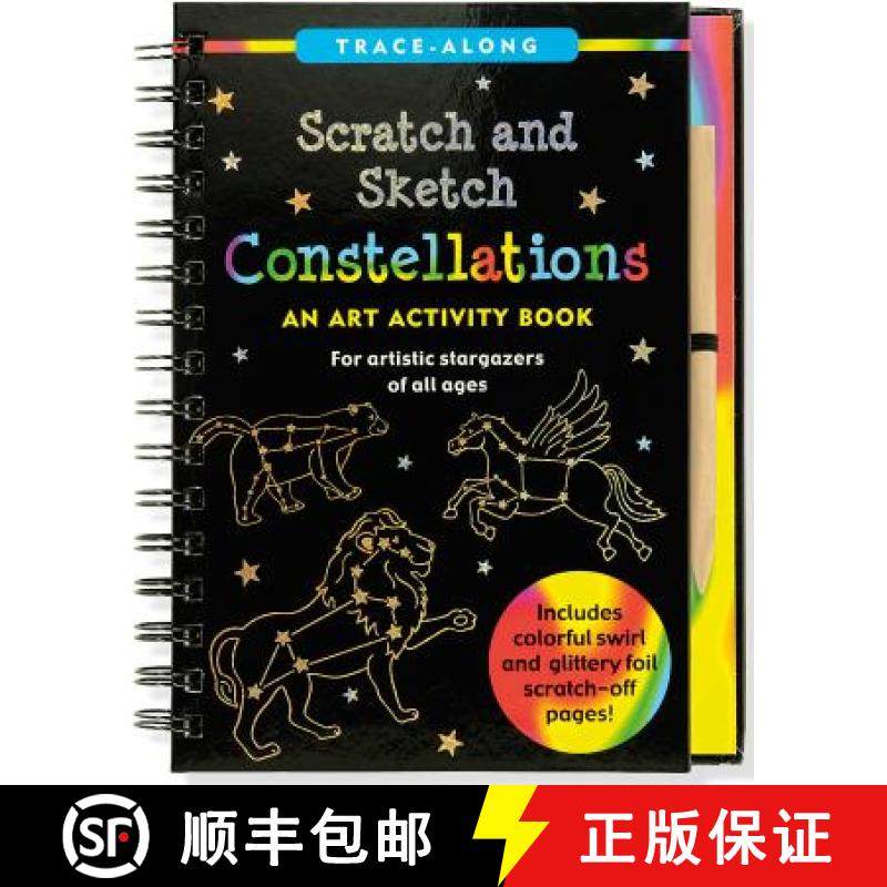 Constellations Scratch & Sketch (Art, Activity Kit) (Trace-Along Scratch and Sketch) [9781441317261]