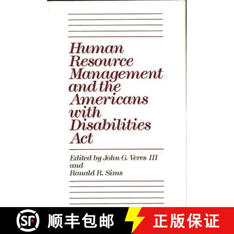 【3-4周达】Human Resource Management and the Americans with Disabilities ACT [9780899308579]