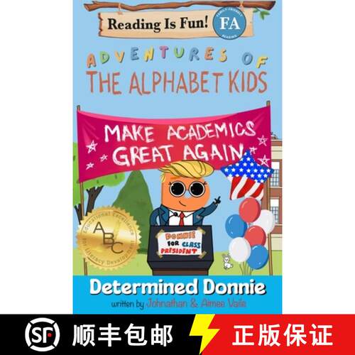【3-4周达】Adventures of the Alphabet Kids: Determined Donnie [9798989492138]