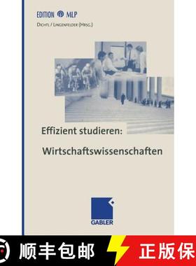 【3-4周达】Effizient Studieren: Wirtschaftswissenschaften [9783409436359]