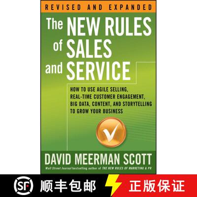 【3-4周达】The New Rules Of Sales And Service: How To Use Agile Selling, Real-Time Customer Engagemen... [9781119272427]
